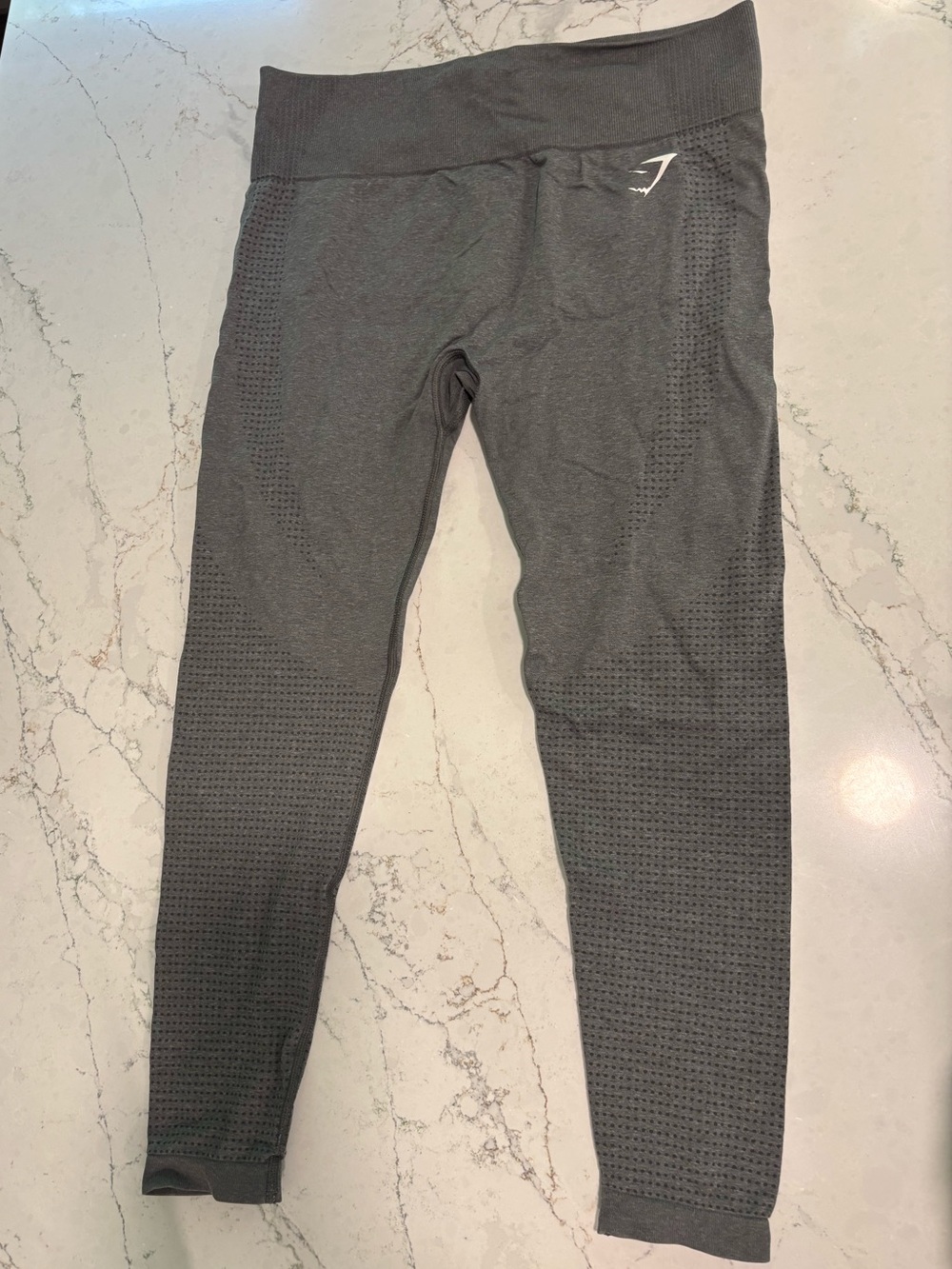 Gymshark Charcoal Gray Seamless High-Waist Leggings